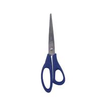 Tesoura hobby de inox basic blue 5. 1/2" corneta graft