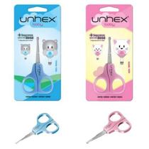 Tesoura Infantil Para Bebê Unha (2u) Tesourinha Unhex Baby