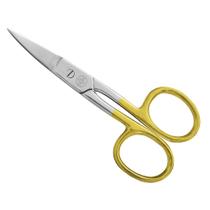 Tesoura Inox Curva para Unha Gold - Mundial