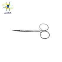Tesoura Iris 12cm Curva Fina Aço inoxidável Instrumento Cirúrgico