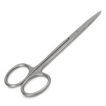 Tesoura iris 12cm metal estéril descartável 05un kolplast