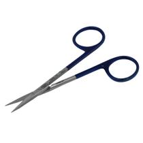Tesoura Iris com Vídea Cabo Azul 12 cm