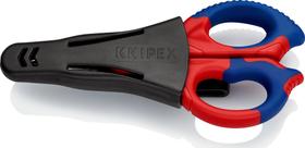 Tesoura Knipex 95 05 155 SB Tesoura para eletricista 6,1 cm Tesoura Knipex 95 05 155 SB Tesoura para eletricista 6,1 cm