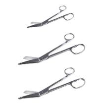 Tesoura Lister 2X 20Cm + 14Cm Gesso Bandagem Resgate Kit 3