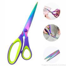 Tesoura manual alfaiate multifuncional titanium 7,5 polegadas Tesoura manual alfaiate multifuncional titanium 7,5 polegadas