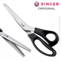 Tesoura manual picotar em formato zig zag singer 9,5" - 24,1cm