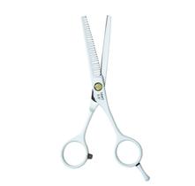 Tesoura Mega Teflon Branco Dentada-fn 5.5 Polegadas