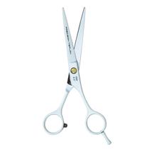 Tesoura Mega Teflon Branco Fio Navalha 5.0 Polegadas