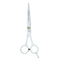 Tesoura Mega Teflon Branco Fio Navalha 5.5 Polegadas