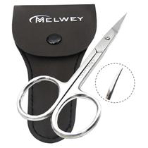 Tesoura MELWEY 9,4 cm Curva para Rosto e Barba Tesoura MELWEY 9,4 cm Curva para Rosto e Barba