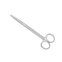 Tesoura Metzembaun Reta 14 Cm Aço Inox