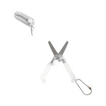 Tesoura Mini Portátil Dobrável Em Aço Inoxidável Em Cores Pastel Para Escritório, Escola, Corte De