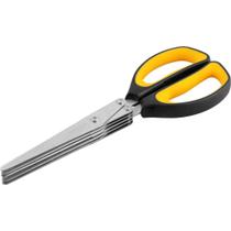 Tesoura multicamadas com 5 lâminas Tesoura multicamadas com 5 lâminas