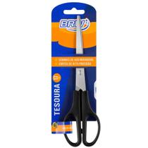 Tesoura Multiuso 17cm Aço Inox Preta 1701 - BRW