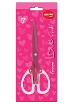 Tesoura Multiuso 17cm Pink Titanium Love Molin Tesoura Multiuso 17cm Pink Titanium Love Molin