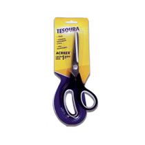 Tesoura Multiuso Acrilex Anatômica de 19 cm Preta 22529