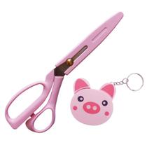 Tesoura Multiuso Corte E Costura Patchwork C/ Protetor 9 Polegadas - Fita métrica de Porquinho