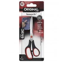 Tesoura Multiuso De Inox Basic 5'' 14Cm Na Cartela