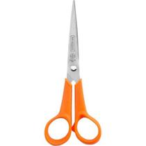 Tesoura Multiuso Fio Liso Laranja 14Cm Tesoura Multiuso Fio Liso Laranja 14Cm