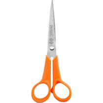Tesoura Multiuso Fio Liso Laranja 14CM Tesoura Multiuso Fio Liso Laranja 14CM