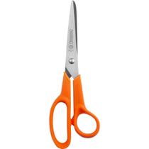 Tesoura Multiuso Fio Liso Laranja 19CM Mundial Tesoura Multiuso Fio Liso Laranja 19CM Mundial