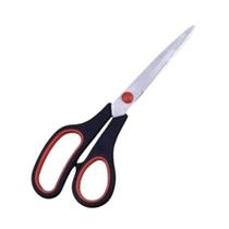 Tesoura Multiuso Para Cortar Papel Tecido Preta 9,5" 23cm SQ Tesoura Multiuso Para Cortar Papel Tecido Preta 9,5" 23cm SQ
