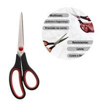 Tesoura Multiuso Profissional Grande 21Cm 8 Polegadas Preta