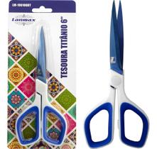 Tesoura Multiuso Titânio 16cm Não Perde Corte Profissional Tesoura Multiuso Titânio 16cm Não Perde Corte Profissional