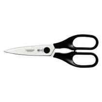 Tesoura Multiuso Tramontina Supercort Em Inox Cabo Preto 8"