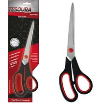Tesoura Multiuso Uso Geral 27cm Tecido Papel Plástico Soft.