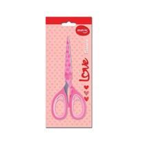 Tesoura Office Love Coração Rosa - 23180 - MOLIN