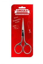Tesoura para Acabamento de Bordado Círculo 9cm - Ponta Reta