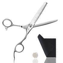 Tesoura para afinar o cabelo Sirabe Professional de 6,5 polegadas com estojo de presente Tesoura para afinar o cabelo Sirabe Professional de 6,5 polegadas com estojo de presente