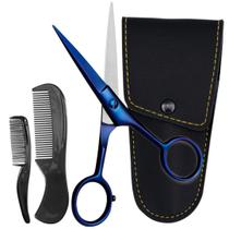 Tesoura para Barba ONTAKI 13 cm em Aço Alemão para Viagem Tesoura para Barba ONTAKI 13 cm em Aço Alemão para Viagem