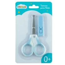 Tesoura Para Bebe Pimpolho Azul 92701/92722