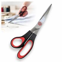 Tesoura Para Canhoto 8" 20cm Multiuso Corte Preciso Cabo Ergonômico Uso Doméstico