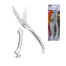 Tesoura Para Cortar Trinchar Ave Frango Carne Peixe em Inox 10 Pol Corneta