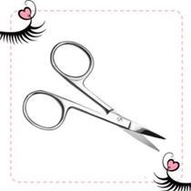 Tesoura para cortar Unha Sobrancelha Cílios Ponta Curva e Fina Inox Tesoura para cortar Unha Sobrancelha Cílios Ponta Curva e Fina Inox