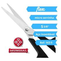 Tesoura Para Corte De Cabelo Fio A Laser 5 3/8" Flex Mundial