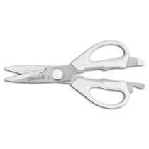 Tesoura para Cozinha 10 " Mundial em Aço Inox Branca