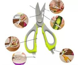 Tesoura Para Cozinha Resistente Abre Lata E Garrafa Aço Inox