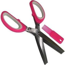 Tesoura Para Ervas E Temperos 5 Laminas