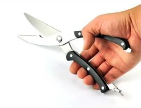 Tesoura Para Frango Cortar Aves Carnes Assados Premium