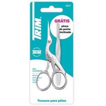 Tesoura para Pelos e Pinça de ponta inclinada Trim