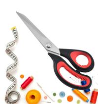 Tesoura Para Tecido Profissional Costura Inox Cabo Plástico Multi Uso