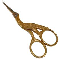 Tesoura Passaro dourada Patchwork