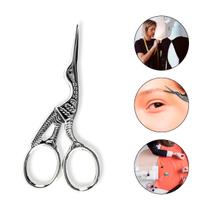 Tesoura Pássaro Prata Ponta Fina Bordado Costura Sobrancelha Tesoura Pássaro Prata Ponta Fina Bordado Costura Sobrancelha