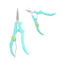Tesoura patchowork 12cm azul