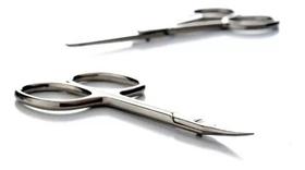 Tesoura Pequena aço Manicure Profissional Curva Sekich Higiene Pessoal Tesoura Pequena aço Manicure Profissional Curva Sekich Higiene Pessoal