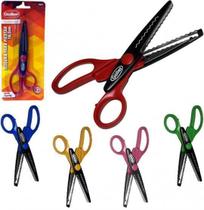 Tesoura Picotar Zigzag Inox Systematic Colors 16,5Cm Cartela